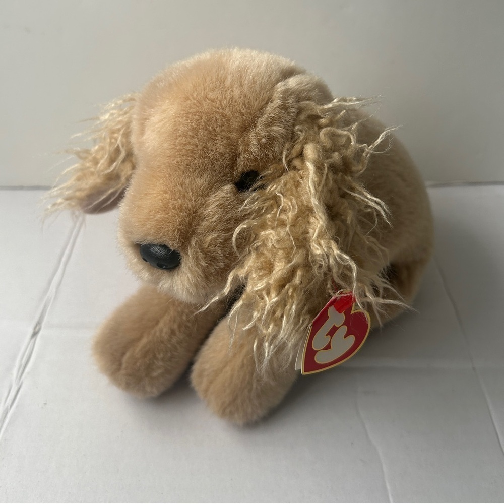 TY Classic Corky the Cocker Spaniel Dog Plush Toy with Tags Collectable 1996